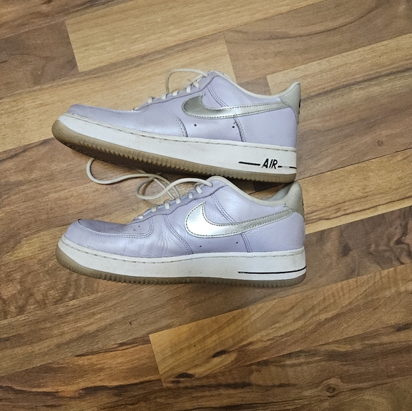 Nike Air Force 1’07 Leather Oxygen Purple W AUTHEN - Picture 10 of 11